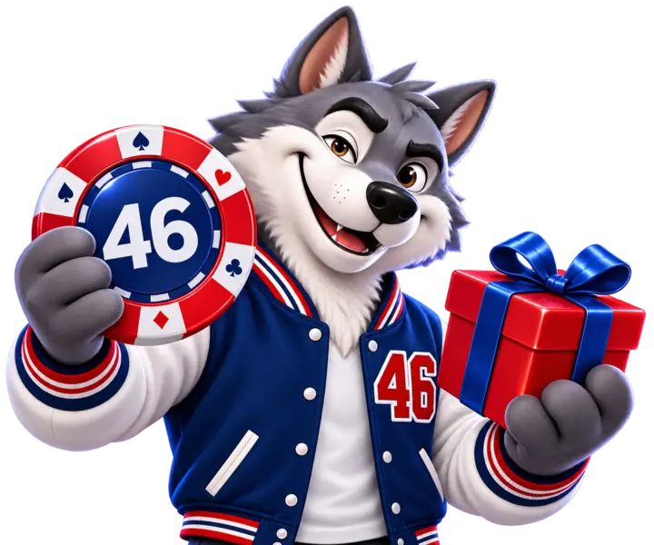 Lobo de Jugarlasvegas con ficha 46 y regalo